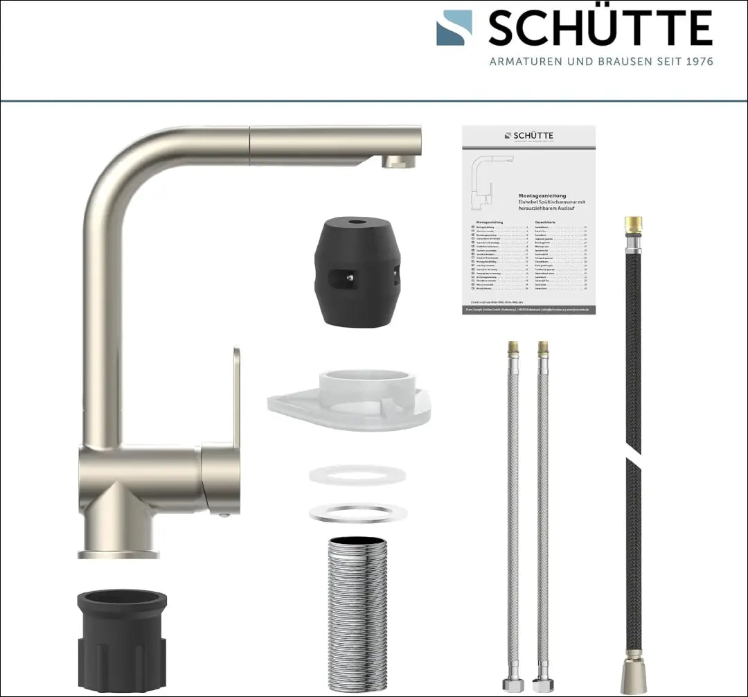 SCHÜTTE London ištraukiamas virtuvės maišytuvas SP246 - €45 Save 50% 25-50, __label:Pristatymas 1-2 d.d.,