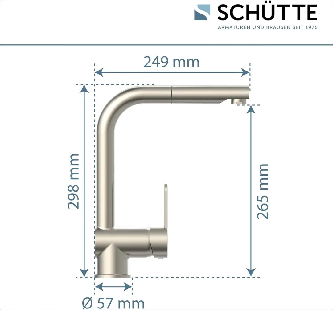SCHÜTTE London ištraukiamas virtuvės maišytuvas SP246 - €45 Save 50% 25-50, __label:Pristatymas 1-2 d.d.,