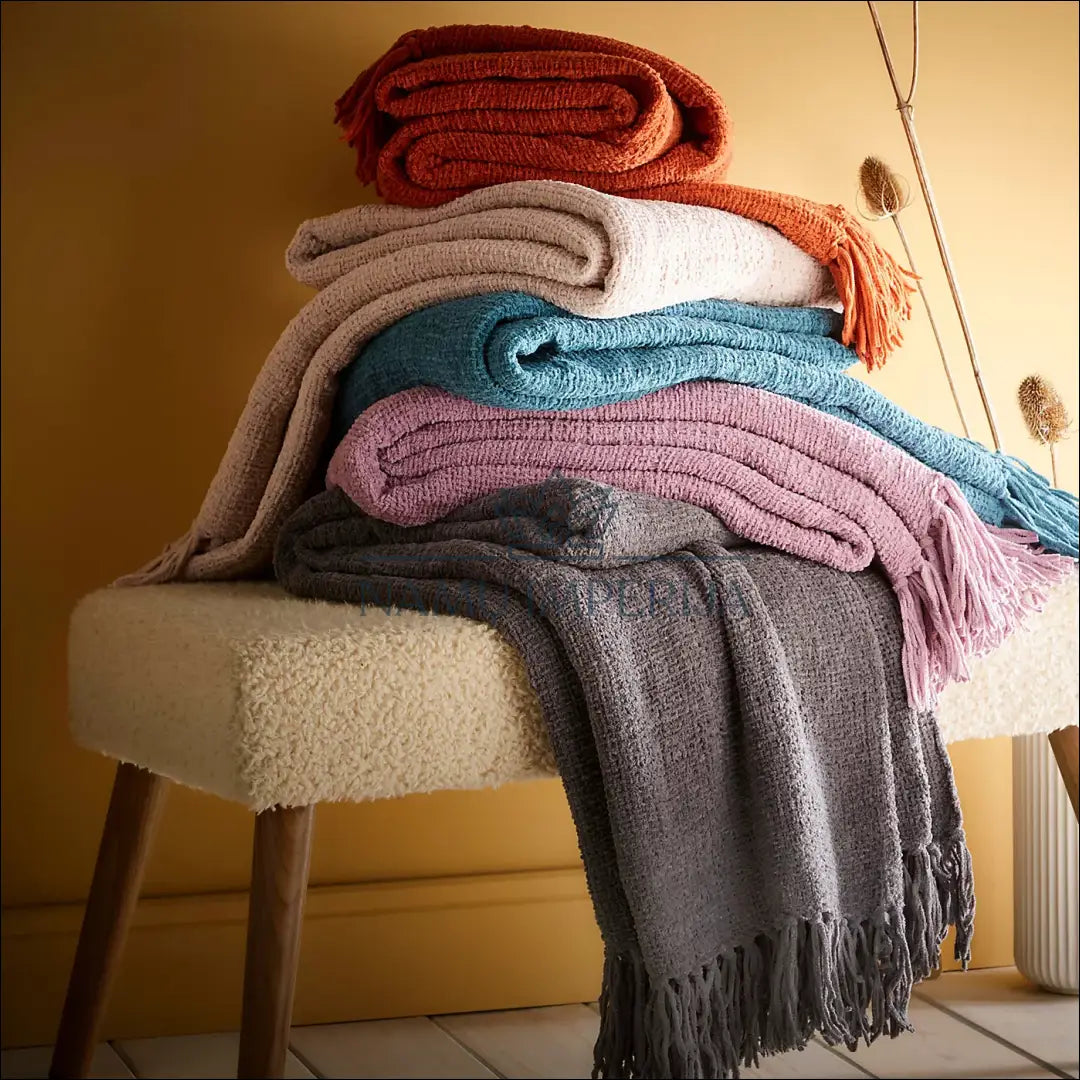 Šenilinis pledas DI8943 - €15 Save 50% __label:Pristatymas 1-2 d.d., color-violetine, material-poliesteris, notouch50,