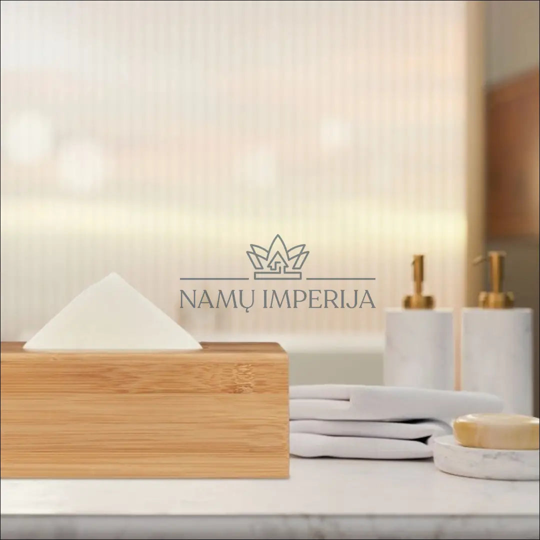 Servetėlių dėžutė iš bambuko DA0147 - €15 Save 50% __label:Pristatymas 1-2 d.d., interjeras, interjeras-kita,