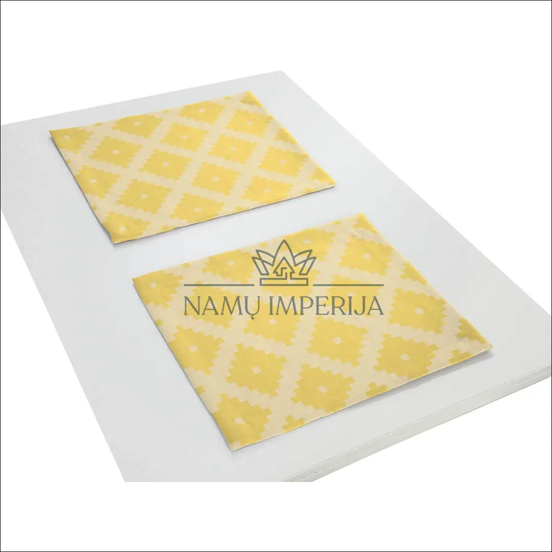 Servetėlių komplektas (4vnt) DI9121 - €12 Save 50% __label:Pristatymas 1-2 d.d., color-geltona, indai, interjeras,