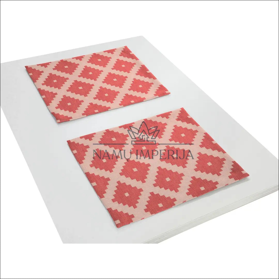 Servetėlių komplektas (4vnt) DI9122 - €12 Save 50% __label:Pristatymas 1-2 d.d., color-raudona, indai, interjeras,