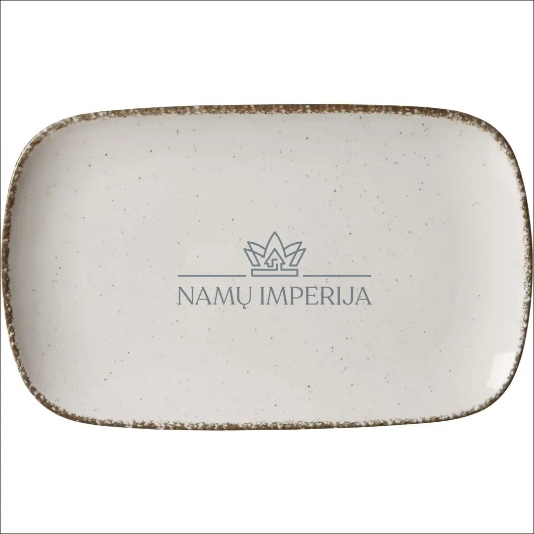 Serviravimo lėkštė DI9216 - €9 Save 50% __label:Pristatymas 1-2 d.d., color-kremas, color-ruda, indai, interjeras Iki