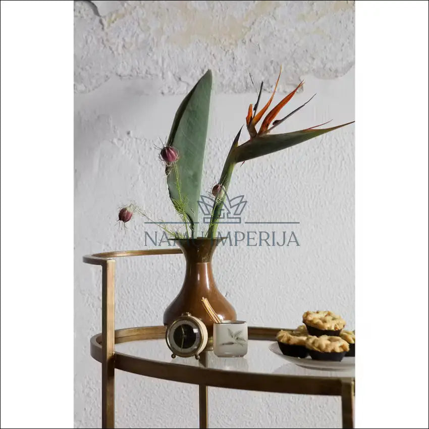 Serviravimo vežimėlis KI1281 €94 Save 50% 50 100, __label:Pristatymas 1 2 d.d., color auksine, kita, material metalas
