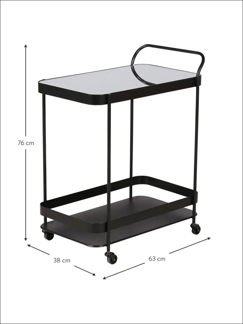 Serviravimo vežimėlis KI495 - €70 Save 50% 50-100, __label:Pristatymas 1-2 d.d., color-juoda, kita, material-metalas