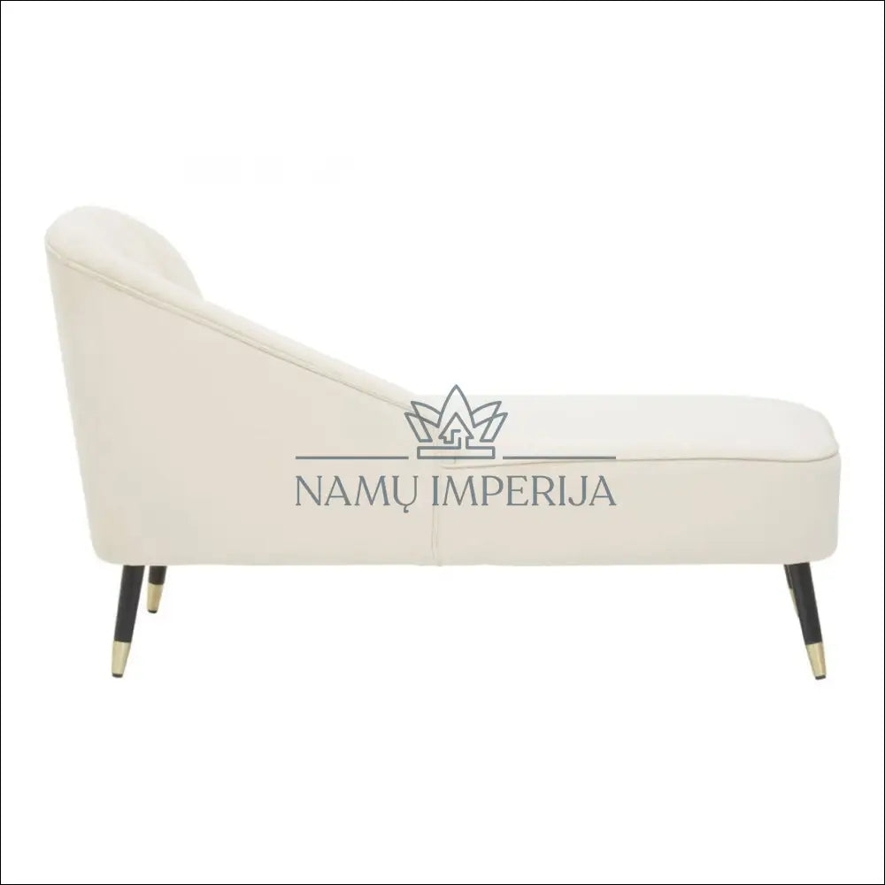 Šezlongas MI471 - €392 Save 70% __label:Pristatymas 1-2 d.d., color-kremas, material-aksomas, minksti, over-200 Virš