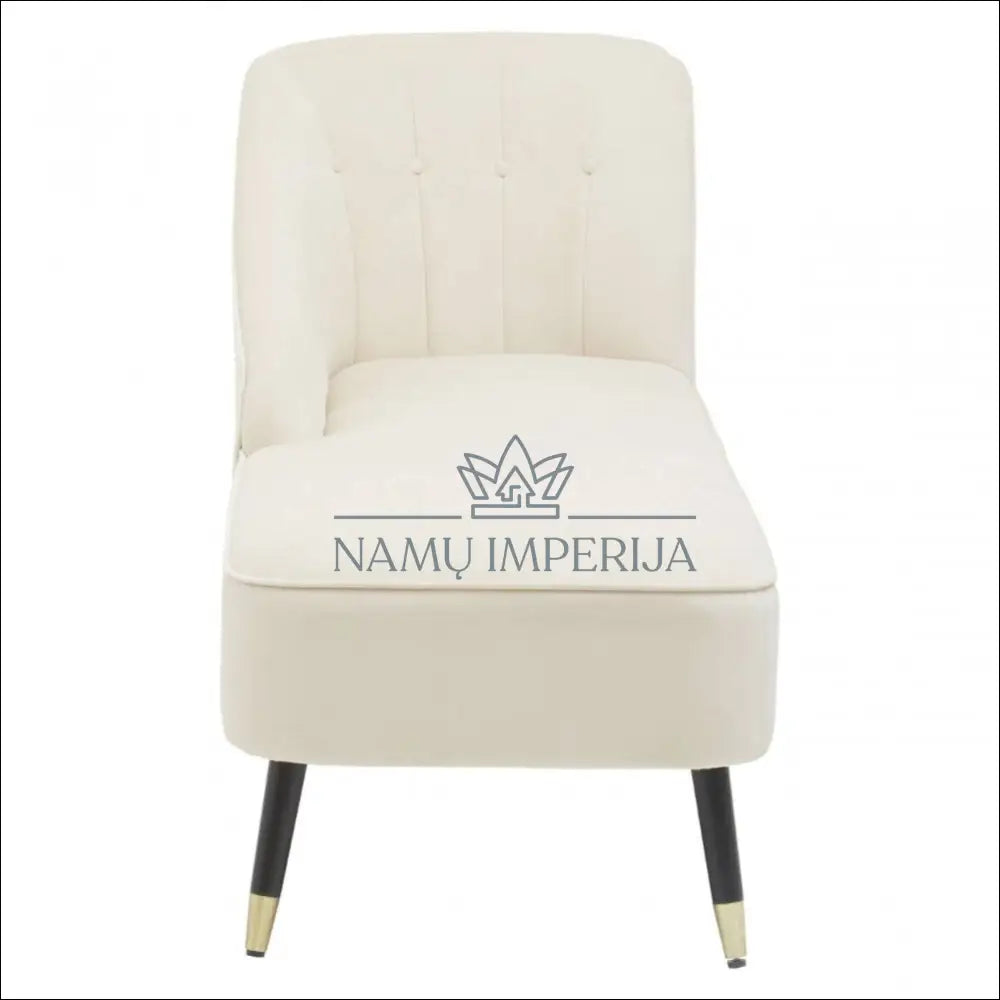 Šezlongas MI471 - €392 Save 70% __label:Pristatymas 1-2 d.d., color-kremas, material-aksomas, minksti, over-200 Virš
