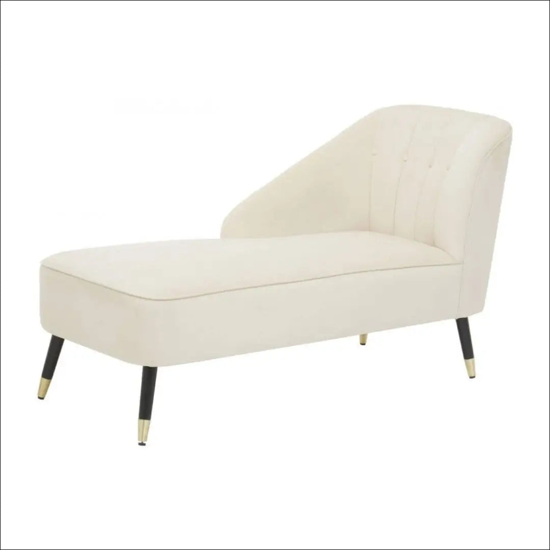 Šezlongas MI471 - €392 Save 70% __label:Pristatymas 1-2 d.d., color-kremas, material-aksomas, minksti, over-200 Virš