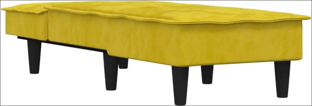 Šezlongas MI827 - €84 Save 50% 50-100, __label:Pristatymas 1-2 d.d., color-geltona, material-aksomas,