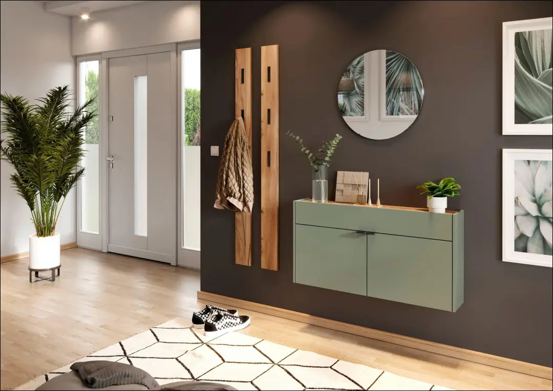 Sieninė batų spintelė KI1694 - €145 Save 50% 100-200, __label:Pristatymas 1-2 d.d., batu-lentyna, batu-spintele,