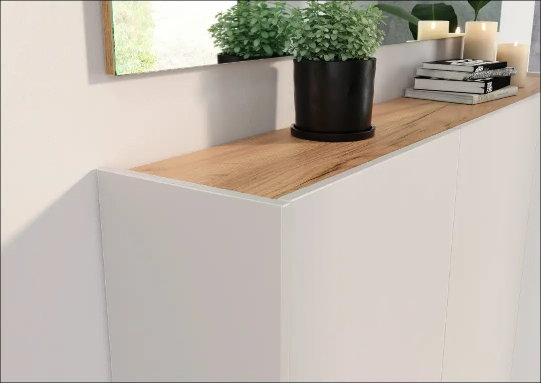 Sieninė batų spintelė KI1705 - €180 Save 50% 100-200, __label:Pristatymas 1-2 d.d., batu-lentyna, batu-spintele,