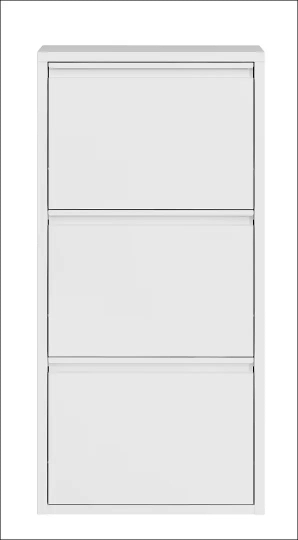 Sieninė batų spintelė KI1884 - €30 Save 60% 25-50, __label:Pristatymas 1-2 d.d., color-balta, material-metalas,