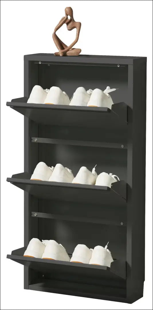Sieninė batų spintelė KI1890 - €25 Save 65% 25-50, __label:Pristatymas 1-2 d.d., color-pilka, material-metalas,