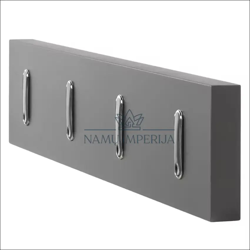 Sieninė kabykla DI9995 €8 Save 80% __label:Pristatymas 1 2 d.d., color pilka, sidabrine, material mdf, metalas Iki €25