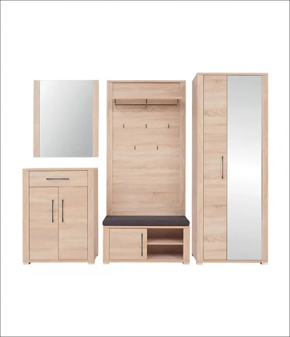 Sieninė kabykla KI1115 - €170 Save 50% 100-200, __label:Pristatymas 1-2 d.d., color-ruda, drabuziu-kabykla, €100