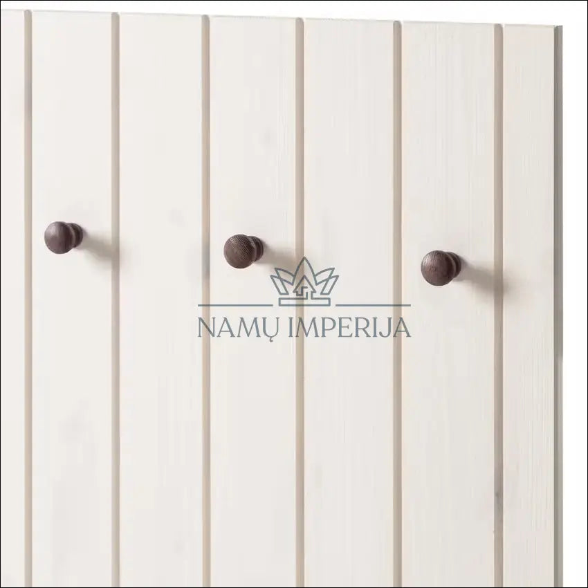 Sieninė kabykla KI1197 - €38 Save 50% 25-50, __label:Pristatymas 1-2 d.d., color-balta, color-ruda, drabuziu-kabykla