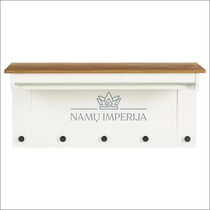 Sieninė kabykla KI1263 €45 Save 50% 25 50, __label:Pristatymas 1 2 d.d., color balta, ruda, drabuziu €25 to €50 Storage