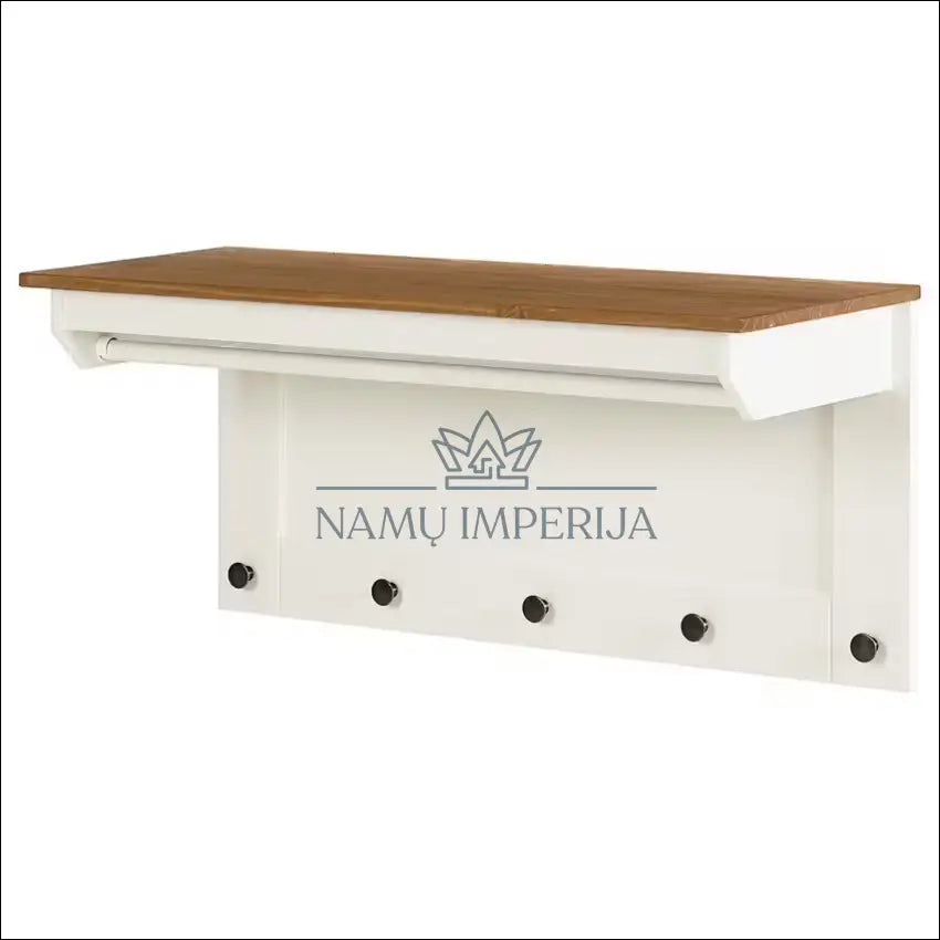 Sieninė kabykla KI1263 €45 Save 50% 25 50, __label:Pristatymas 1 2 d.d., color balta, ruda, drabuziu €25 to €50 Storage
