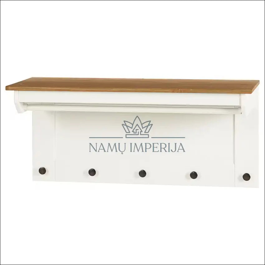 Sieninė kabykla KI1263 €45 Save 50% 25 50, __label:Pristatymas 1 2 d.d., color balta, ruda, drabuziu €25 to €50 Storage