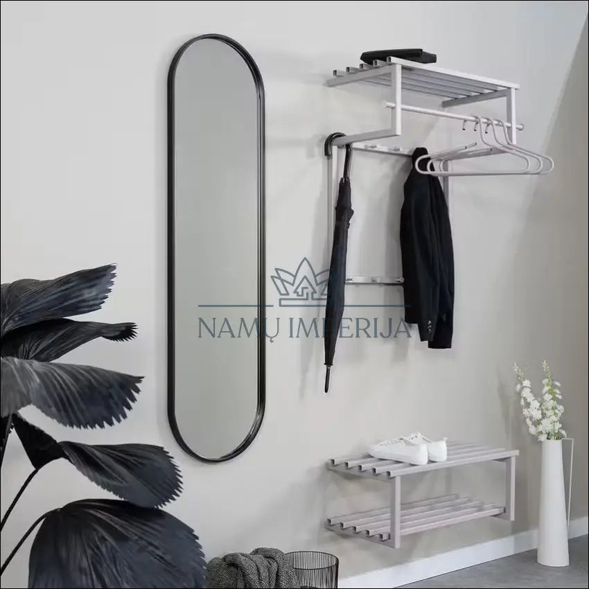 Sieninė kabykla KI1325 - €88 Save 50% 50-100, __label:Pristatymas 1-2 d.d., color-kremas, drabuziu-kabykla, €50 to €100