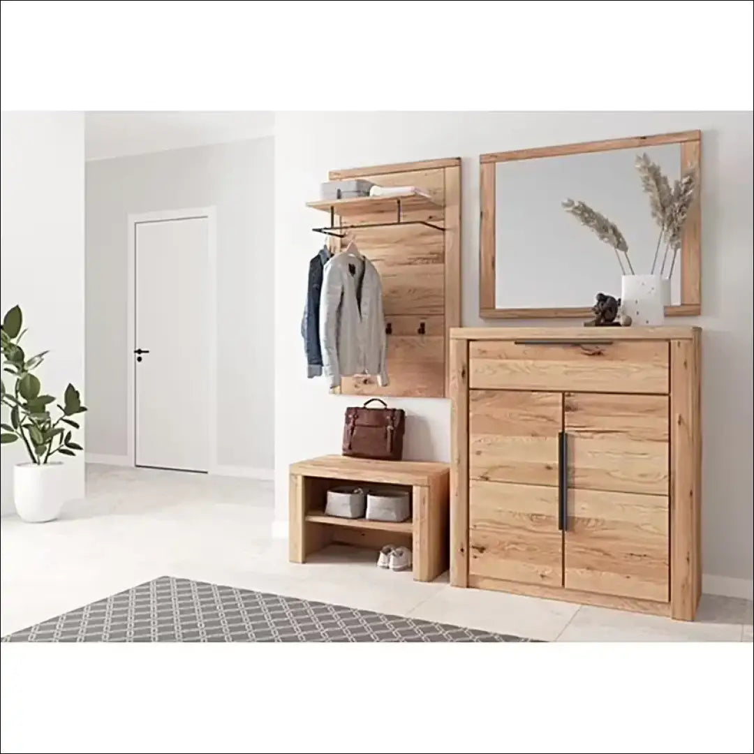 Sieninė kabykla KI1337 - €95 Save 50% 50-100, __label:Pristatymas 1-2 d.d., color-ruda, drabuziu-kabykla, €50 to €100