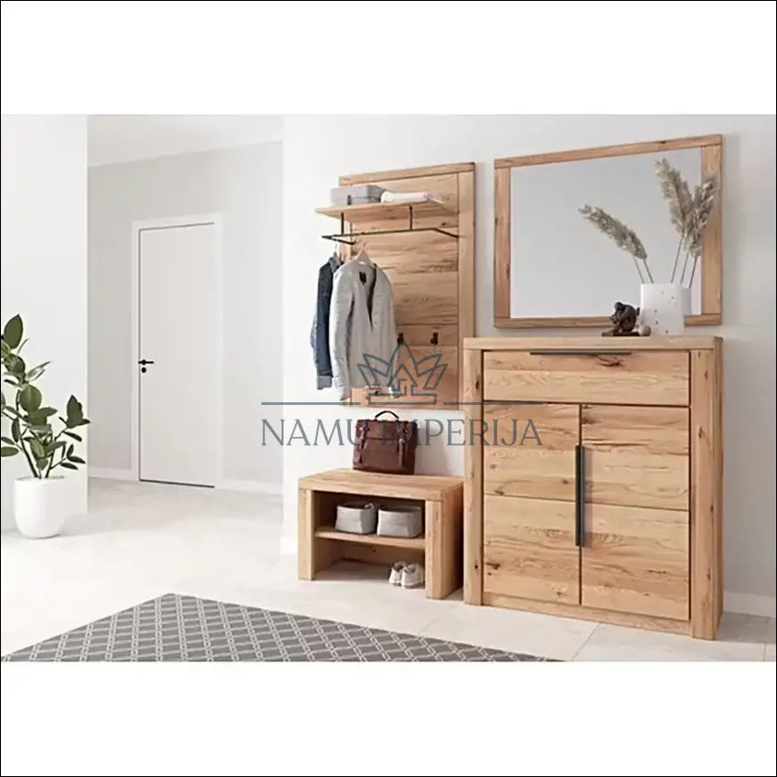 Sieninė kabykla KI1337 - €95 Save 50% 50-100, __label:Pristatymas 1-2 d.d., color-ruda, drabuziu-kabykla, €50 to €100