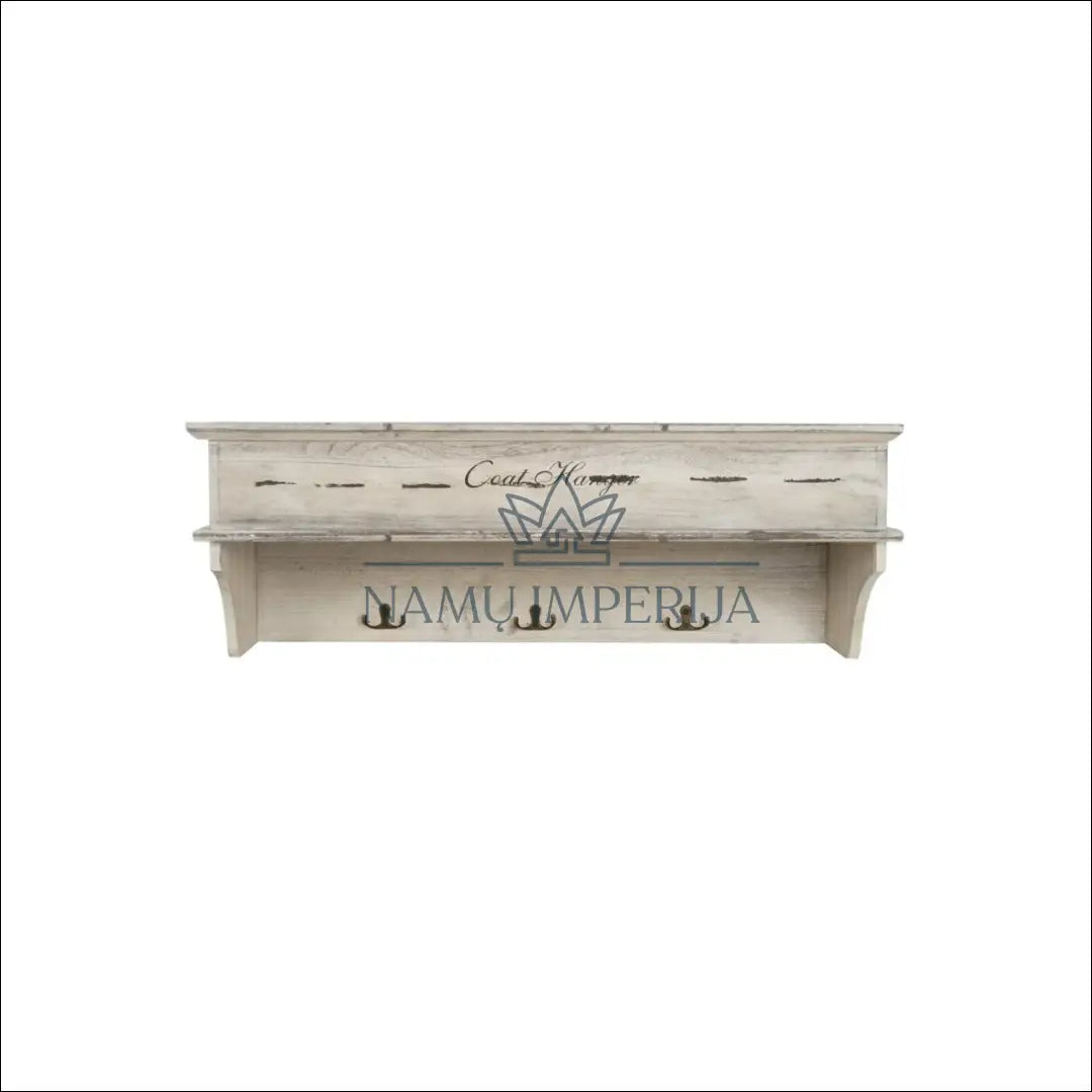 Sieninė kabykla KI1366 - €30 Save 50% 25-50, __label:Pristatymas 1-2 d.d., color-balta, drabuziu-kabykla, €25 to €50