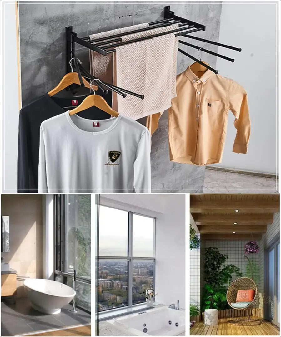 Sieninė kabykla KI1387 - €37 Save 55% 25-50, __label:Pristatymas 1-2 d.d., color-juoda, drabuziu-kabykla, interjeras