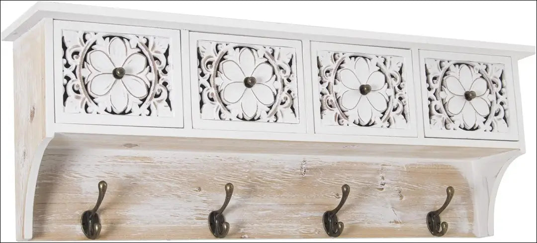 Sieninė kabykla KI1435 - €59 Save 50% 50-100, __label:Pristatymas 1-2 d.d., color-balta, drabuziu-kabykla, €50 to €100