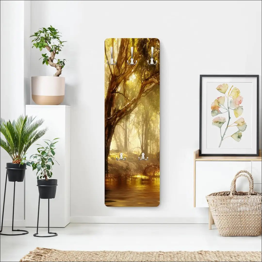 Sieninė kabykla KI1446 - €47 Save 50% 25-50, __label:Pristatymas 1-2 d.d., color-ruda, drabuziu-kabykla, €25 to €50