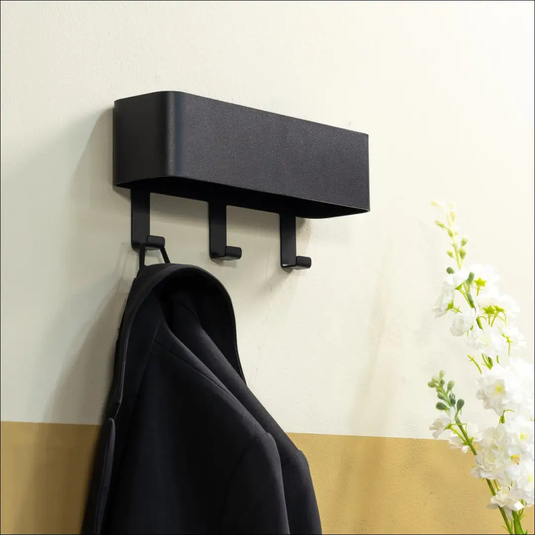 Sieninė kabykla KI1451 - €35 Save 50% 25-50, __label:Pristatymas 1-2 d.d., color-juoda, drabuziu-kabykla, €25 to €50