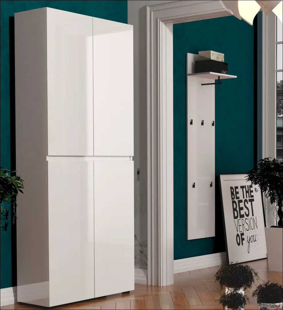 Sieninė kabykla KI1567 - €50 Save 50% 50-100, __label:Pristatymas 1-2 d.d., color-balta, drabuziu-kabykla, to €100