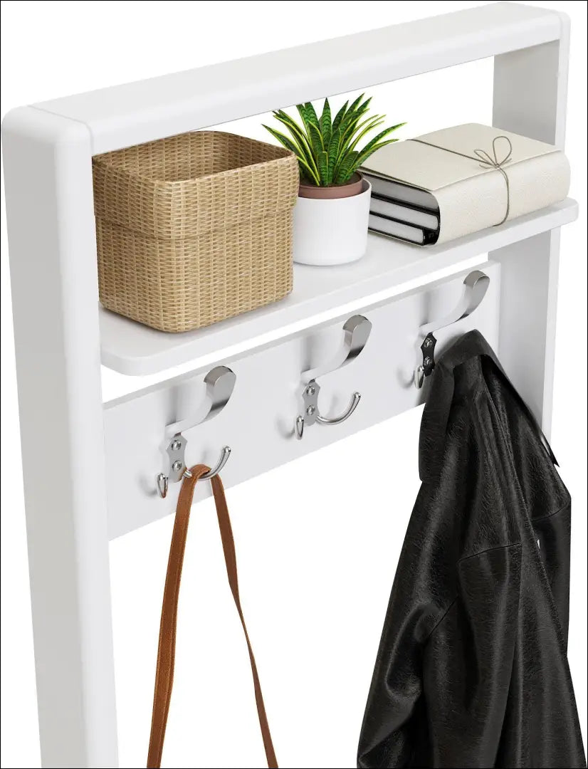 Sieninė kabykla KI1594 - €70 Save 50% 50-100, __label:Pristatymas 1-2 d.d., color-balta, drabuziu-kabykla, €50 to €100