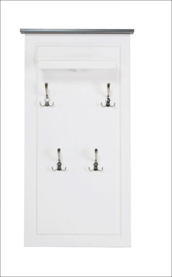 Sieninė kabykla KI1774 - €65 Save 50% 50-100, __label:Pristatymas 1-2 d.d., color-balta, color-pilka, drabuziu-kabykla