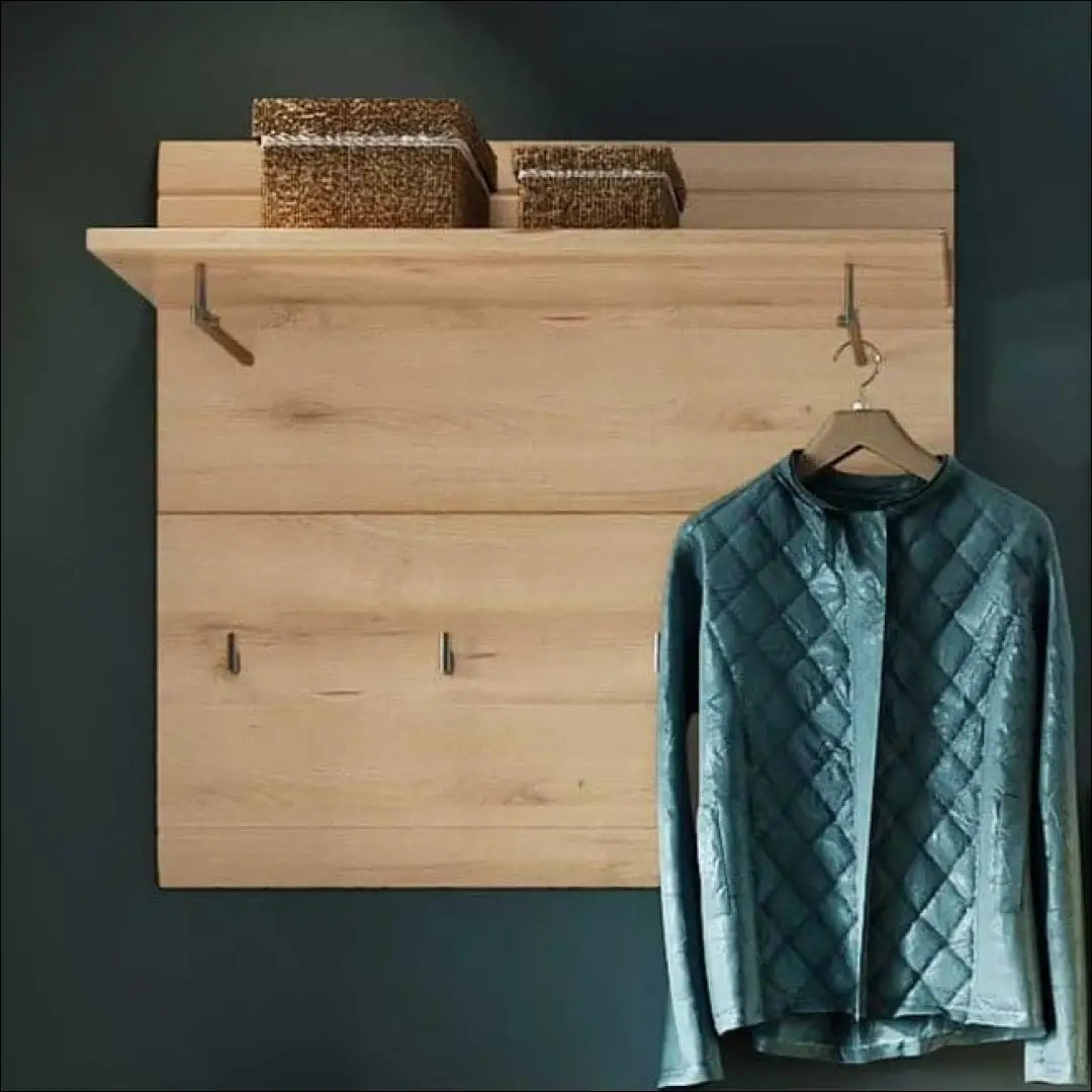 Sieninė kabykla KI1820 - €39 Save 50% 25-50, __label:Pristatymas 1-2 d.d., color-ruda, drabuziu-kabykla, Kabyklos