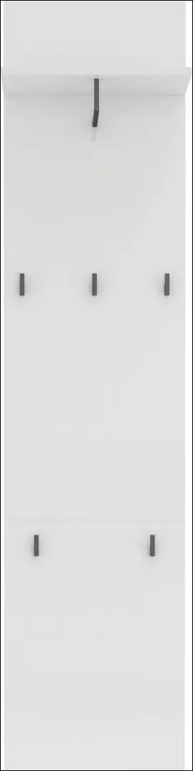Sieninė kabykla KI1821 - €35 Save 70% 25-50, __label:Pristatymas 1-2 d.d., color-balta, material-mediena, pazeistas