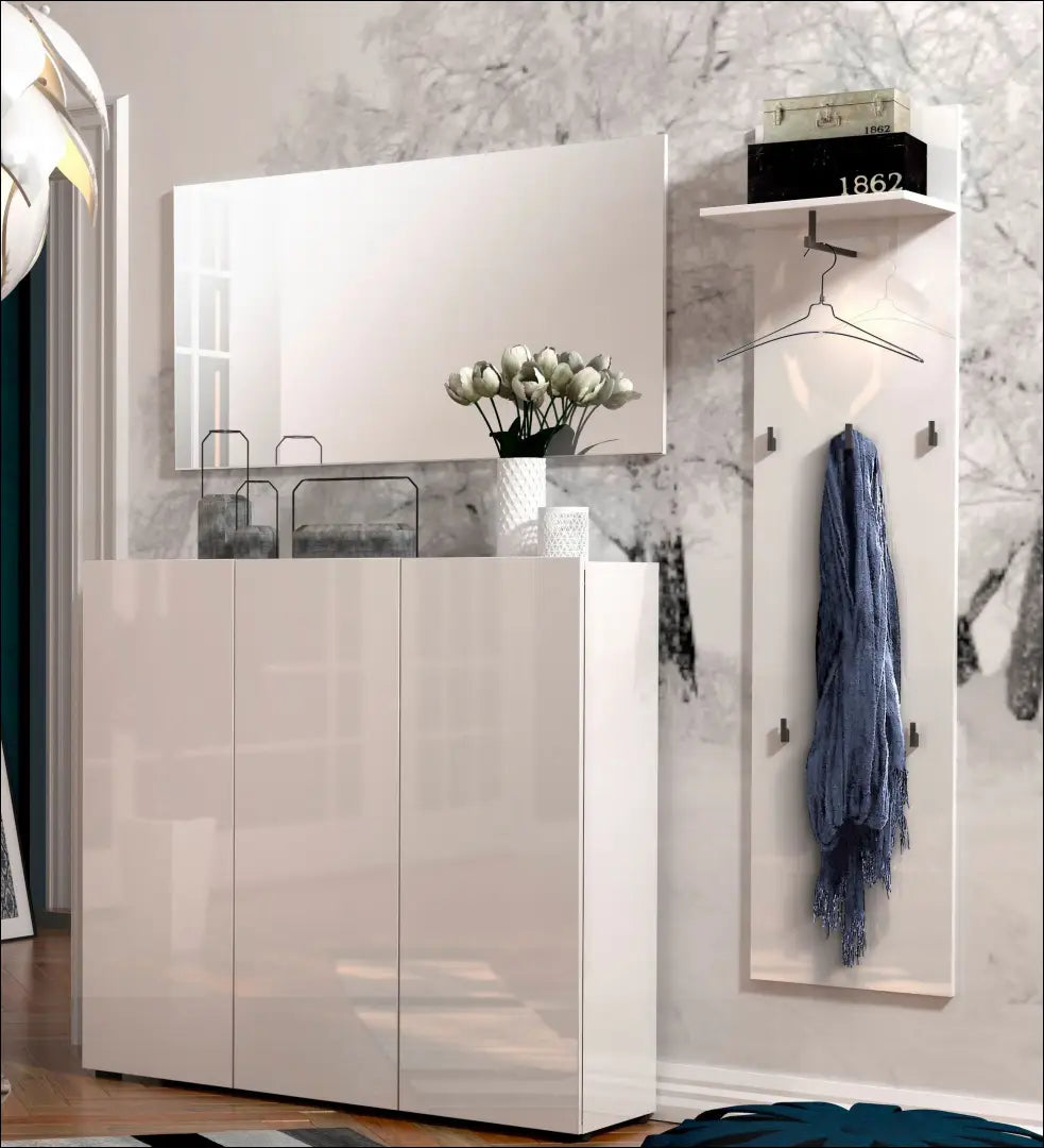 Sieninė kabykla KI1821 - €35 Save 70% 25-50, __label:Pristatymas 1-2 d.d., color-balta, material-mediena, pazeistas