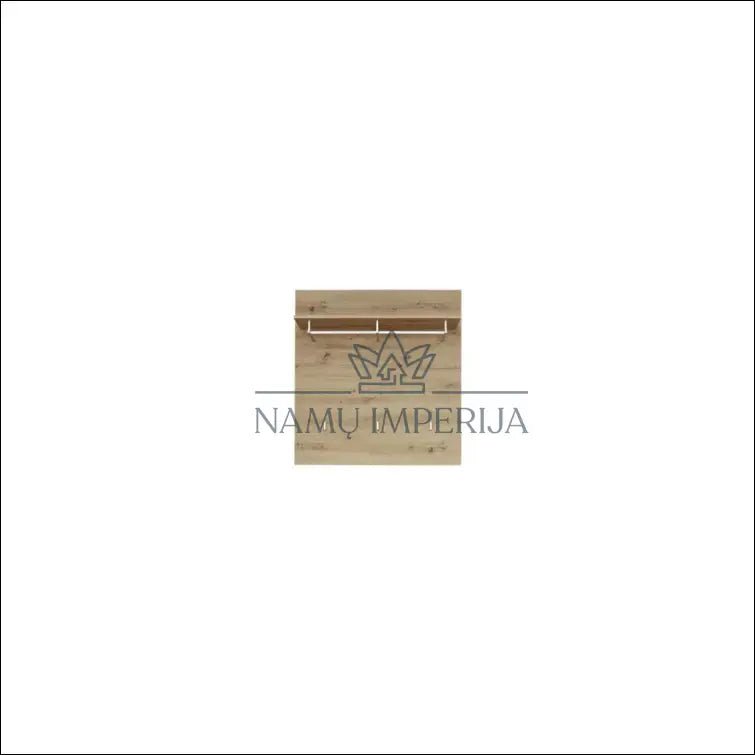 Sieninė kabykla KI493 - €84 Save 65% 50-100, __label:Pristatymas 1-2 d.d., color-ruda, material-mediena, prieskambaris