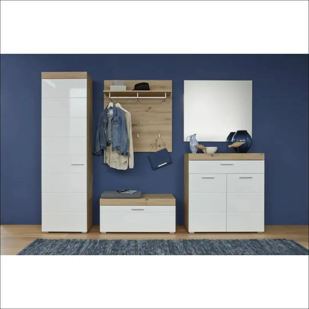 Sieninė kabykla KI493 - €84 Save 65% 50-100, __label:Pristatymas 1-2 d.d., color-ruda, material-mediena, prieskambaris