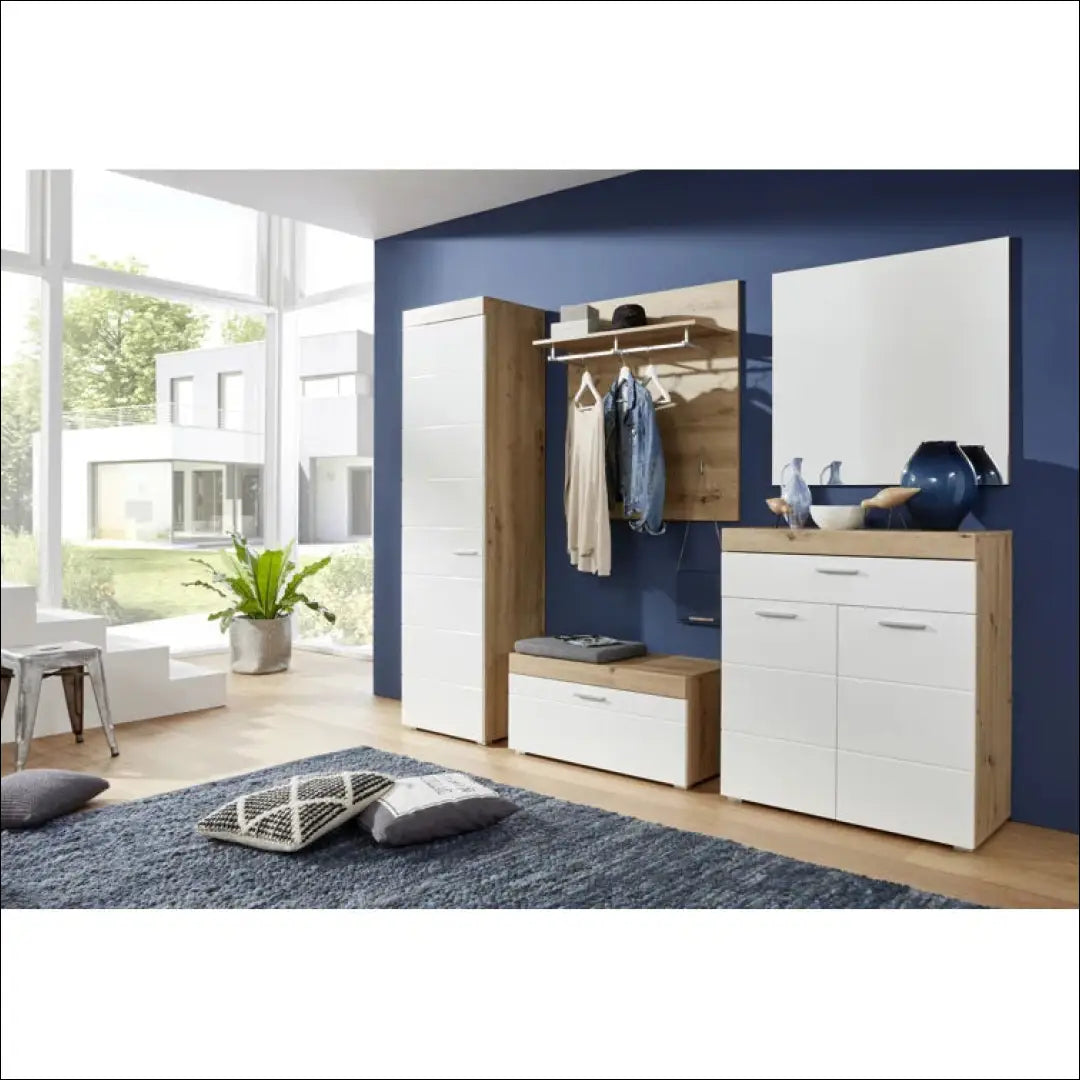 Sieninė kabykla KI493 - €84 Save 65% 50-100, __label:Pristatymas 1-2 d.d., color-ruda, material-mediena, prieskambaris