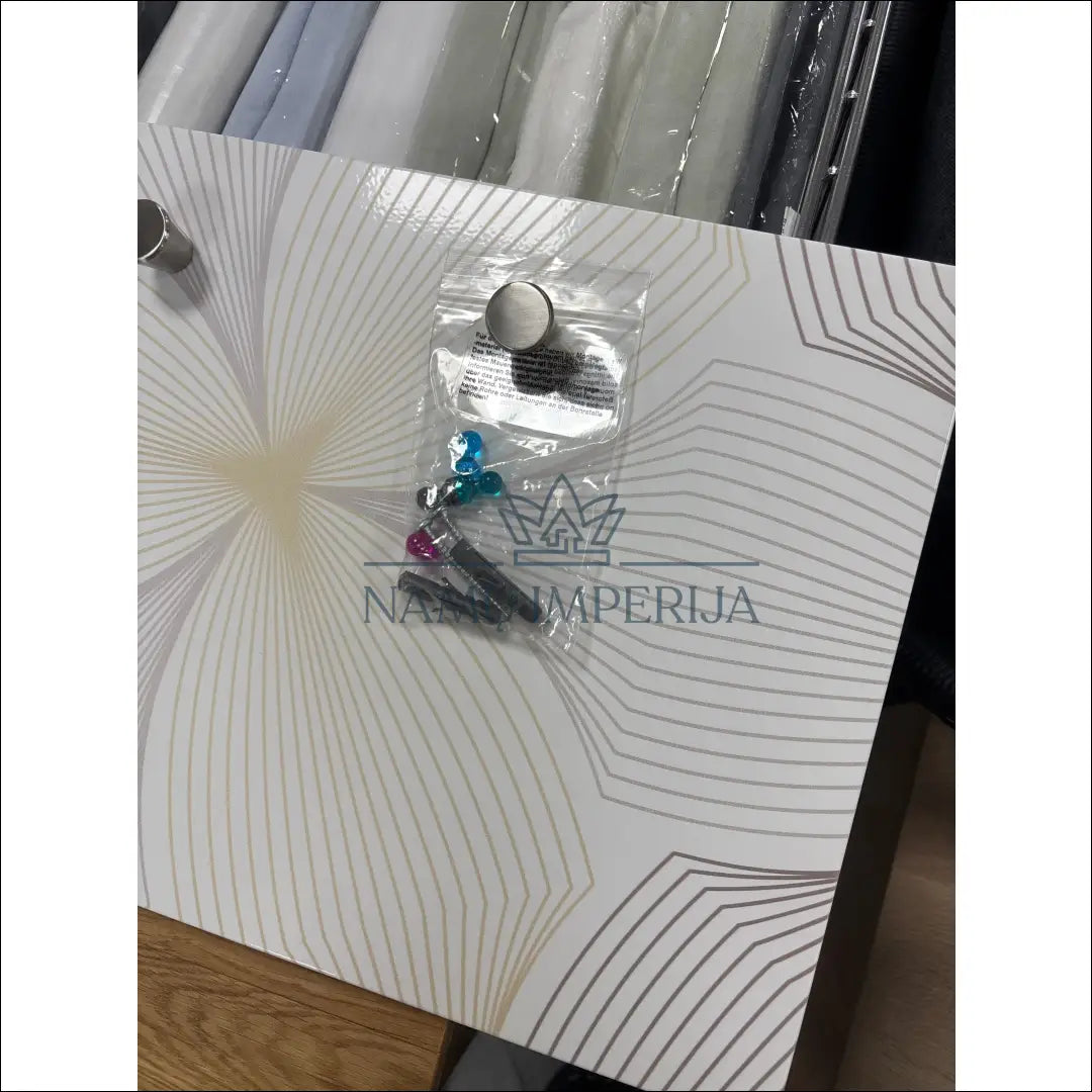 Sieninė kabykla/magnetinė lenta KI1389 - €89 Save 50% 50-100, __label:Pristatymas 1-2 d.d., color-balta, color-ruda,