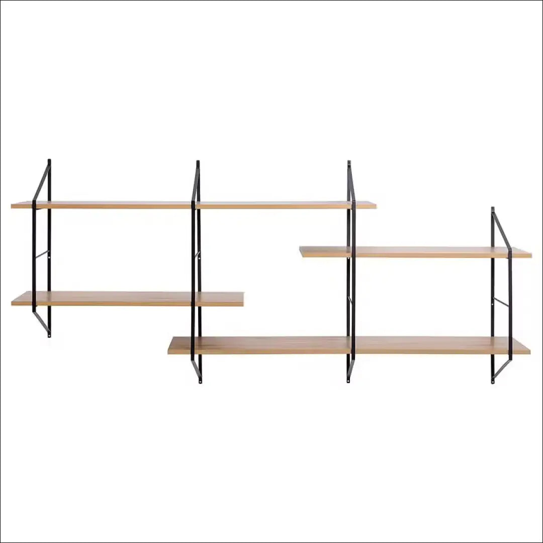 Sieninė lentyna SI1818 - €48 Save 50% 25-50, biuro-baldai, biuro-lentynos, color-juoda, color-ruda €25 to €50 Floating