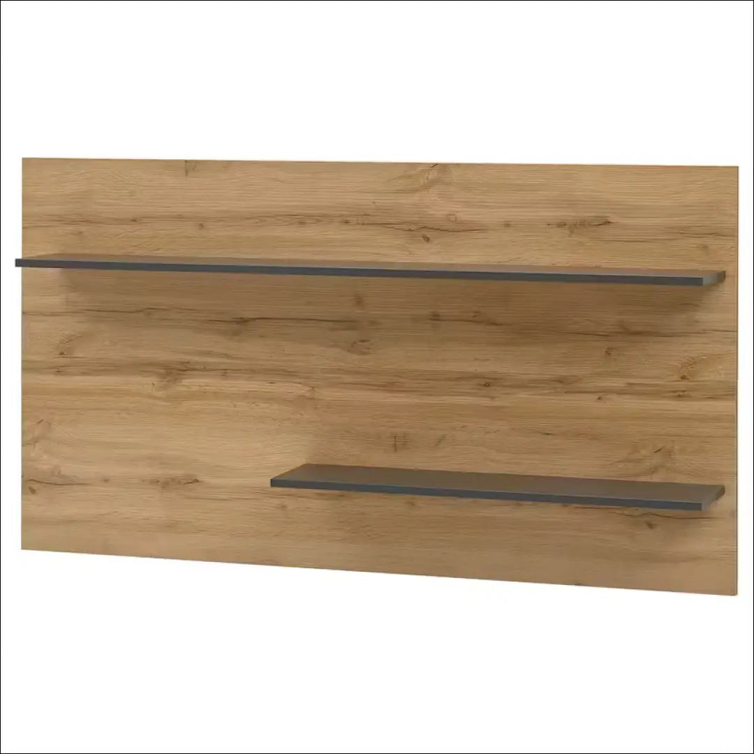 Sieninė lentyna SI1830 - €45 Save 65% 25-50, __label:Pristatymas 1-2 d.d., color-pilka, color-ruda, material-mediena