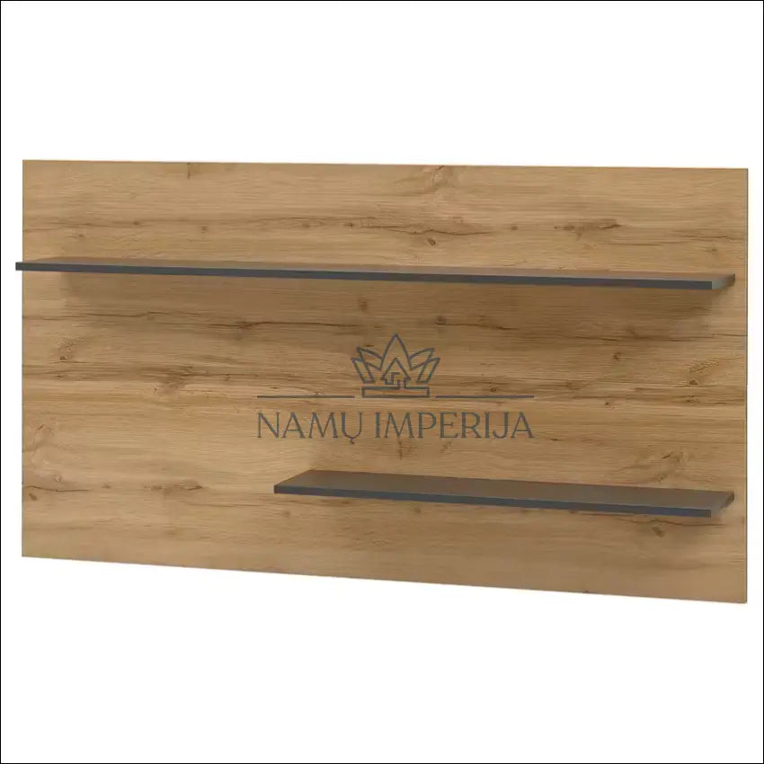 Sieninė lentyna SI1830 - €45 Save 65% 25-50, __label:Pristatymas 1-2 d.d., color-pilka, color-ruda, material-mediena