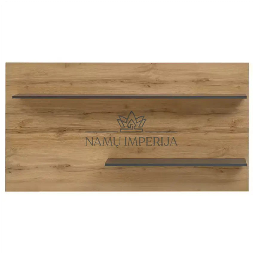 Sieninė lentyna SI1830 - €45 Save 65% 25-50, __label:Pristatymas 1-2 d.d., color-pilka, color-ruda, material-mediena