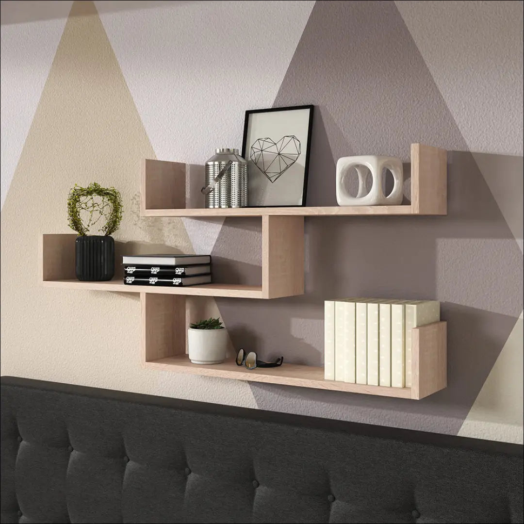 Sieninė lentyna SI1862 - €46 Save 50% 25-50, __label:Pristatymas 1-2 d.d., biuro-baldai, biuro-lentynos, color-ruda €25
