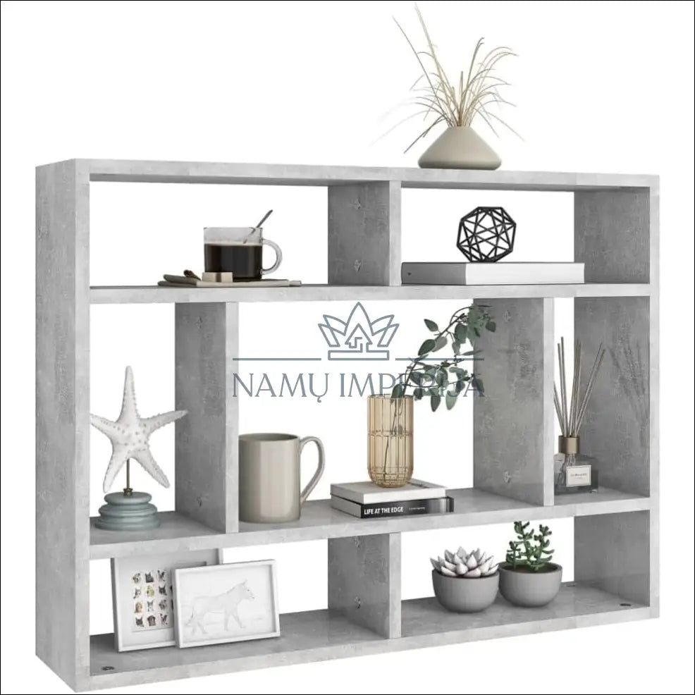 Sieninė lentyna SI1886 - €24 Save 50% __label:Pristatymas 1-2 d.d., biuro-baldai, biuro-lentynos, color-pilka,