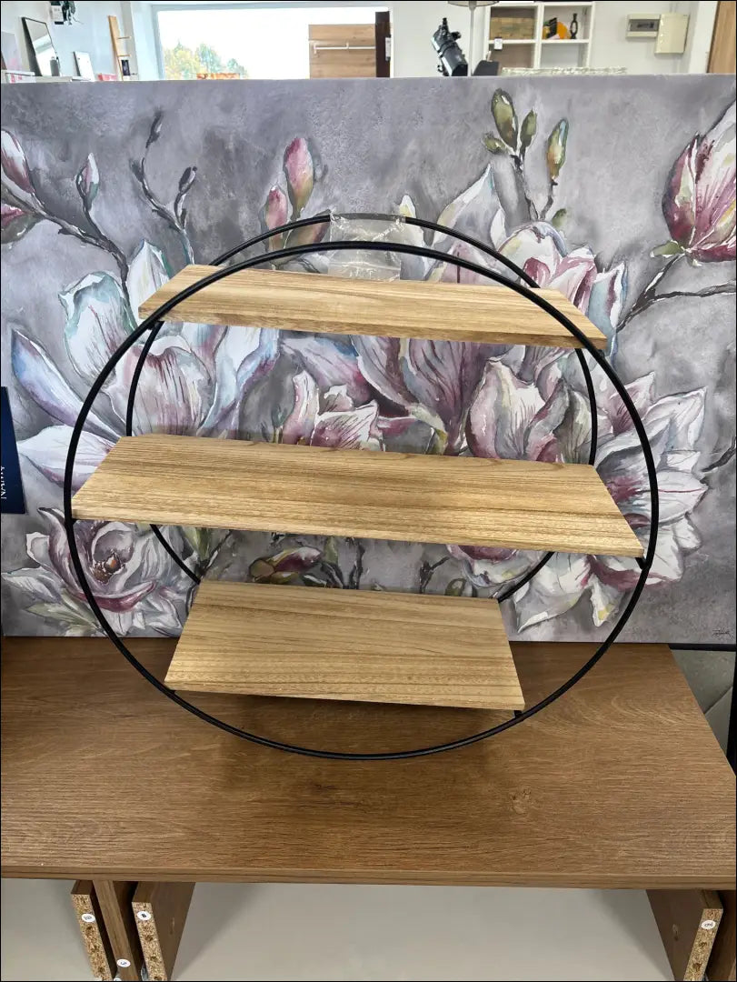 Sieninė lentyna SI1901 - €20 Save 60% __label:Pristatymas 1-2 d.d., color-juoda, color-ruda, material-mediena,