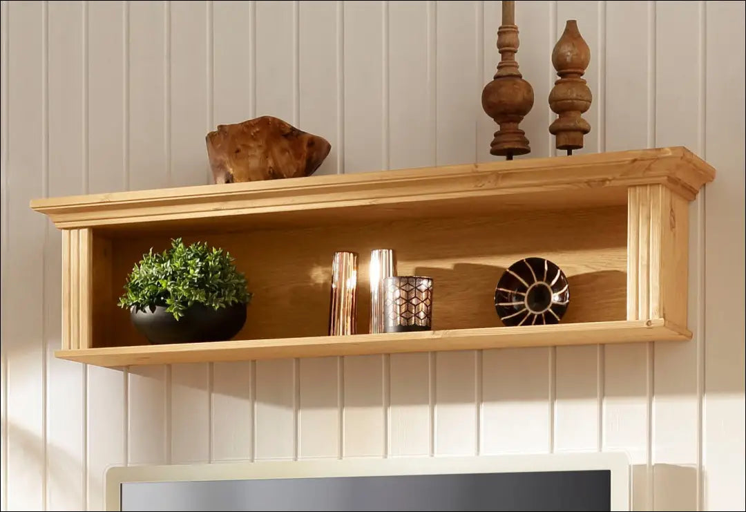 Sieninė lentyna SI2062 - €52 Save 50% 50-100, __label:Pristatymas 1-2 d.d., biuro-baldai, biuro-lentynos, color-ruda