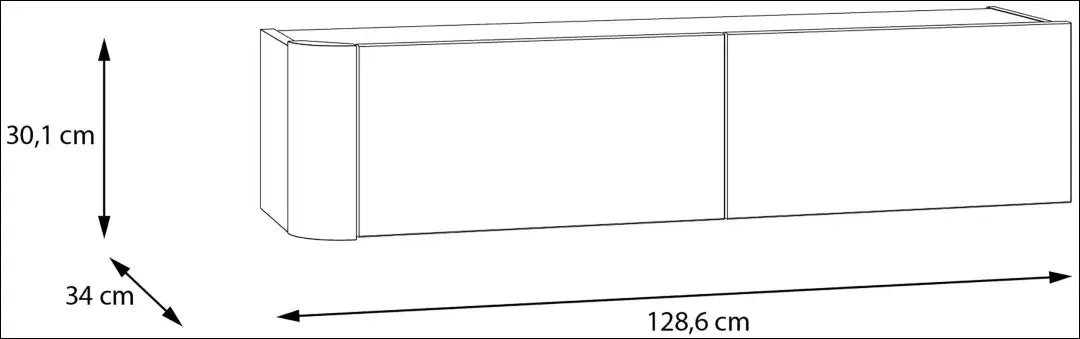 Sieninė lentyna SI2104 - €54 Save 50% 50-100, __label:Pristatymas 1-2 d.d., biuro-baldai, biuro-lentynos, color-smelio